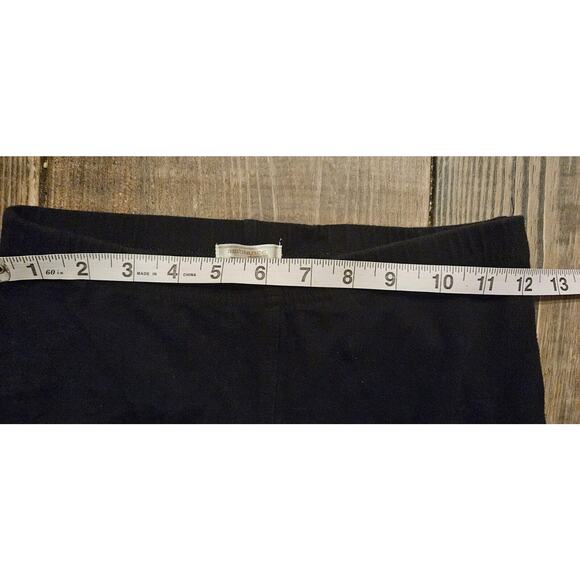 Ambiance Apparel Womens Leggings Small Black Cargo Pockets Pull On Cotton Stretc - Picture 7 of 9